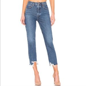 *NWT* Riley High Rise Straight Crop